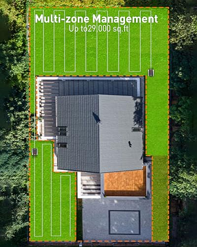 OWLMOW Robot Lawn Mower with GPS Path Planning, Mows Up to 2/3 Acre /29,000 Sq.Ft, APP Control with Schedule, Multiple Zones Capability, Custom Mowing, Stoppage Re-Cutting, Self-Charging, IPX5, Wi-Fi